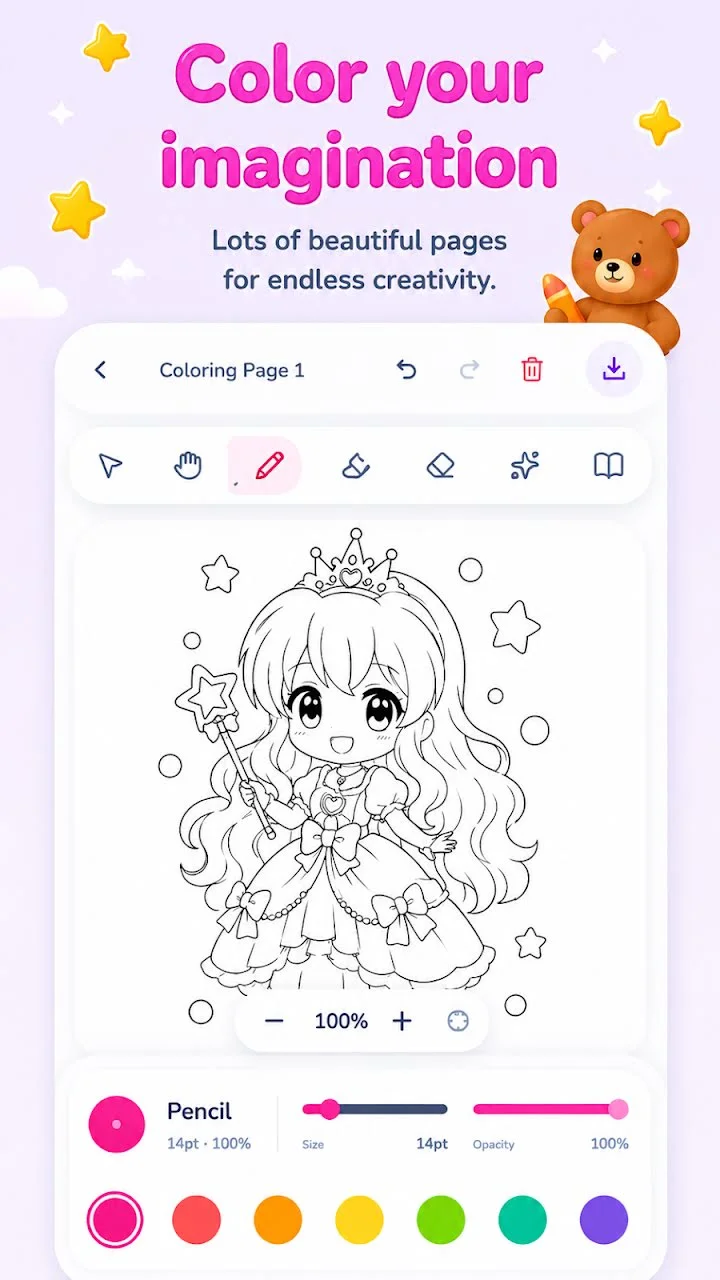 Coloring Book: Paint & Draw app screenshot 5