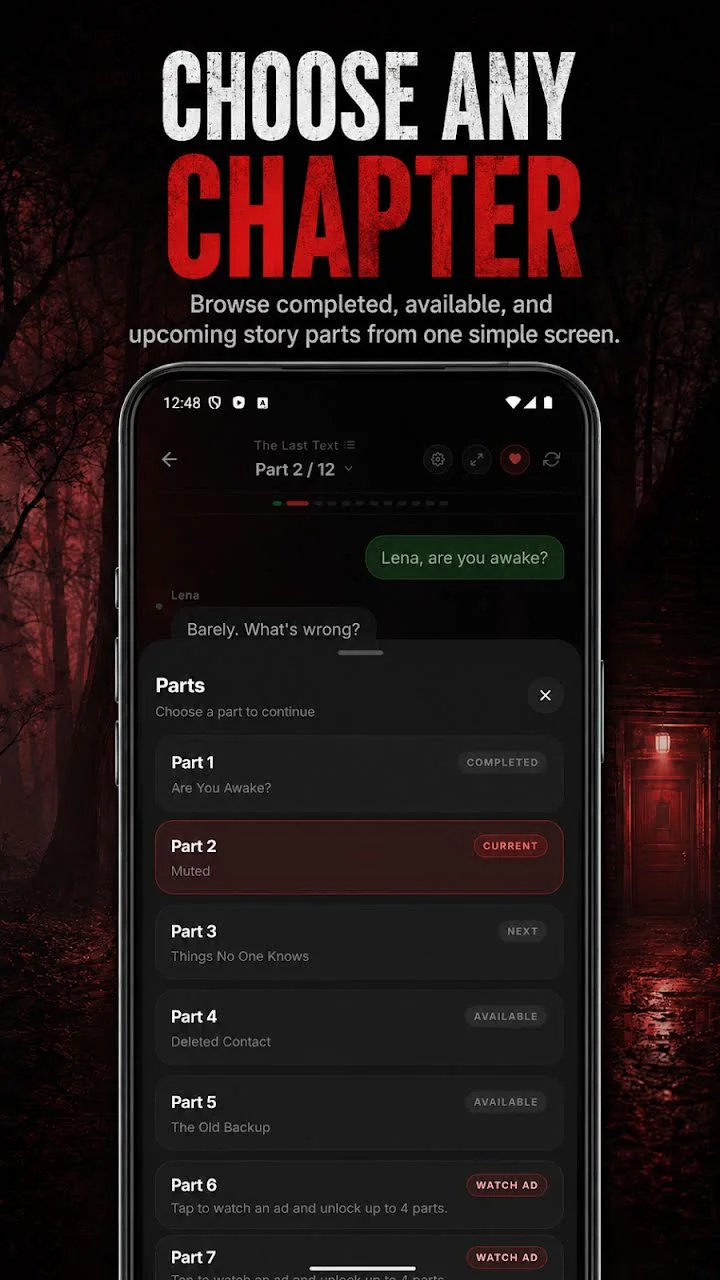Horror Chat Stories app screenshot 6