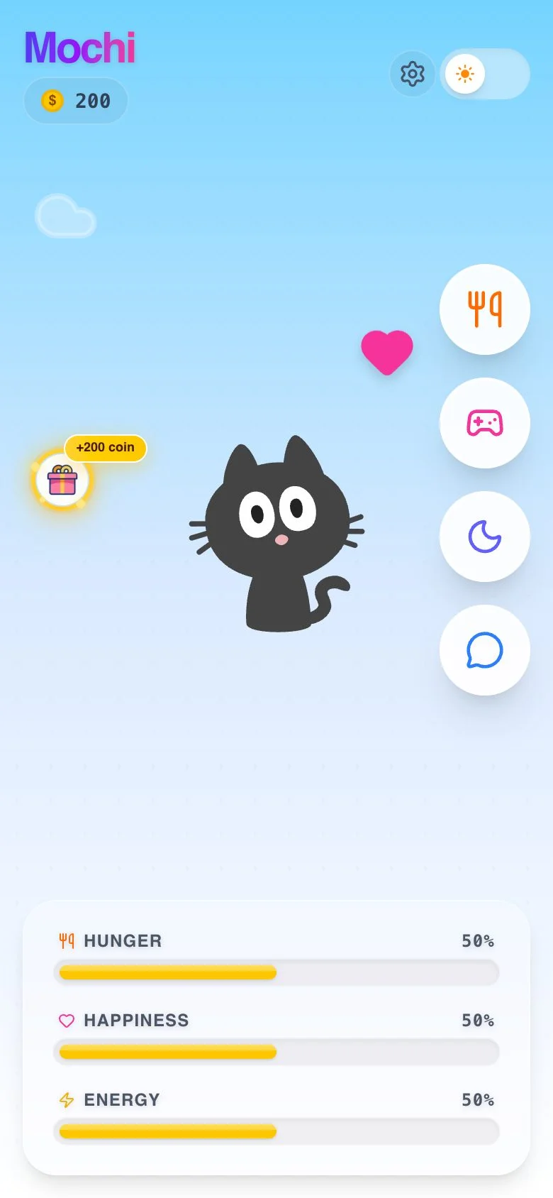 Playful pet interactions