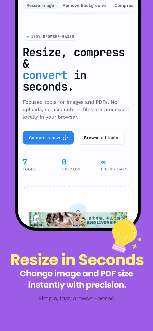 Quick Image PDF Resizer app screenshot 7