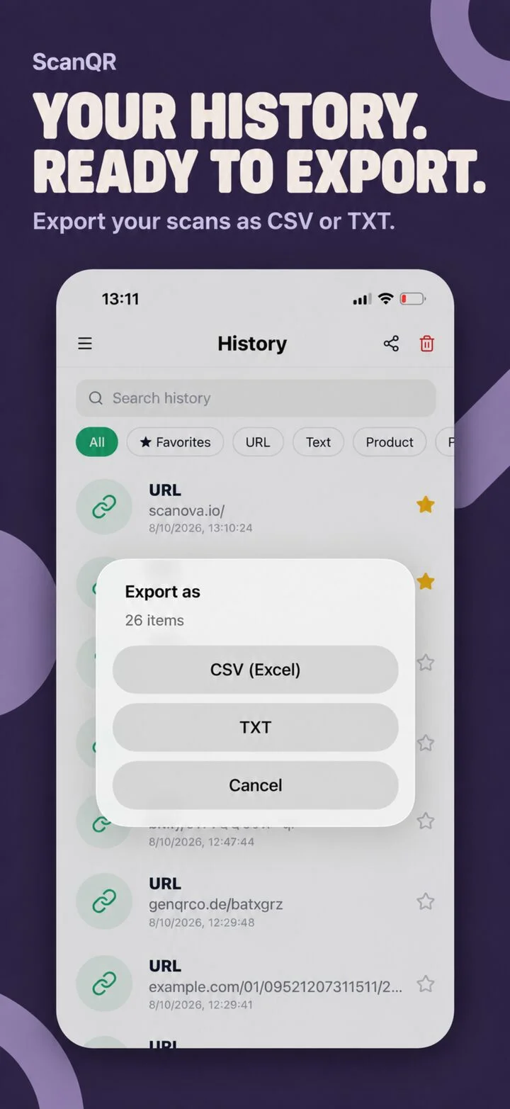 ScanQR app screenshot 6
