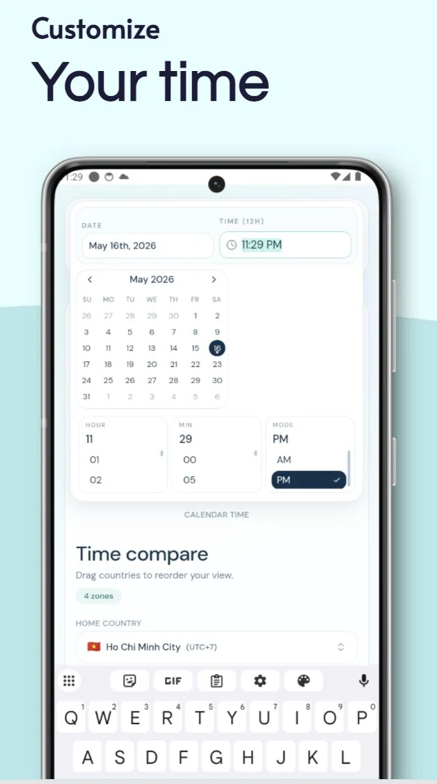 Time Converter — World Clock app screenshot 4